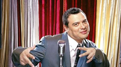 Carlos Mencia offers a piece of his mind at Heinz Hall Saturday night.