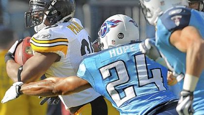 Willie Parker ran for 29 yards on 18 carries against the Titans yesterday in Nashville, Tenn.
